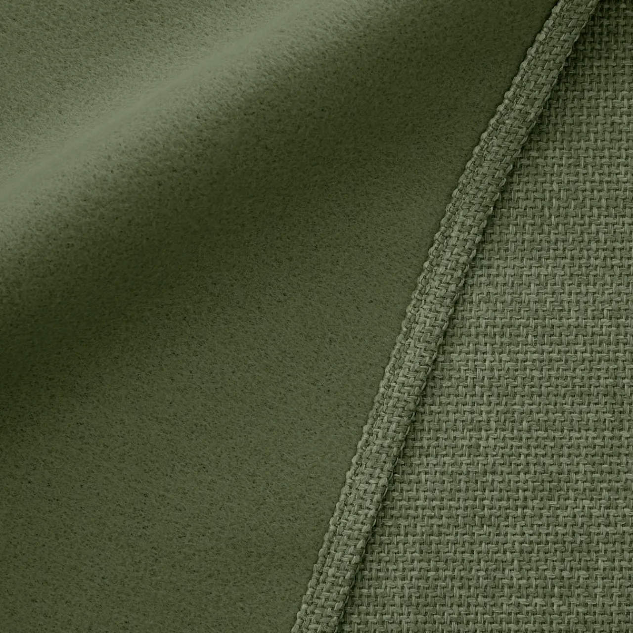 EMINZA Rideau obscurcissant thermique galon fronceur (180 x 260 cm) Alba Vert kaki Clearance
