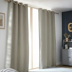 EMINZA Rideau obscurcissant thermique (140 x 240 cm) Alba Taupe New