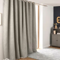 EMINZA Rideau obscurcissant thermique (280 x 240 cm) Alba Taupe Discount