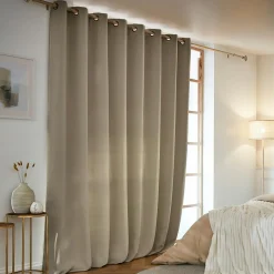 EMINZA Rideau obscurcissant thermique (280 x 260 cm) Calore Taupe Online