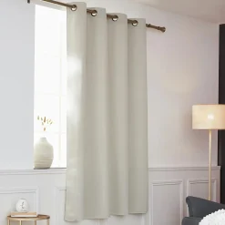EMINZA Rideau obscurcissant thermique (140 x 180 cm) Calore Beige Hot