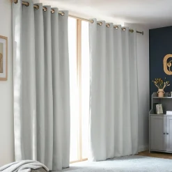 EMINZA Rideau obscurcissant thermique (180 x 260 cm) Alba Gris Discount