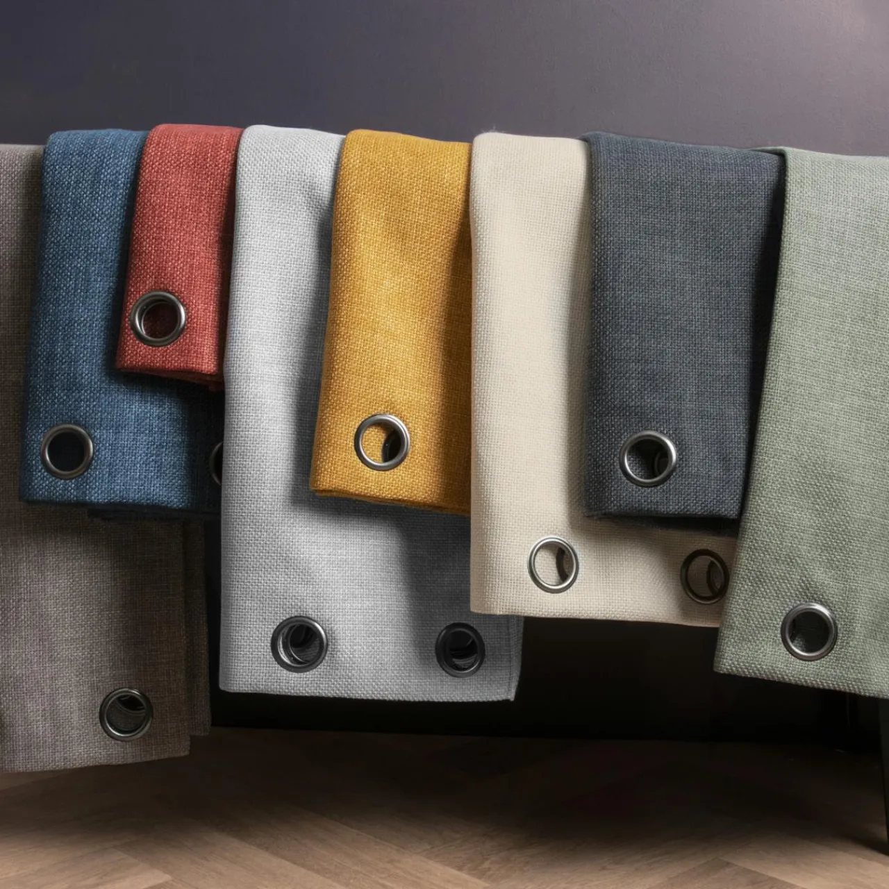 EMINZA Rideau obscurcissant thermique (180 x 260 cm) Alba Gris Discount