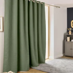 EMINZA Rideau obscurcissant thermique (280 x 240 cm) Alba Vert kaki Discount