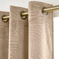 EMINZA Rideau obscurcissant velours (180 x 260 cm) Fern Taupe Best