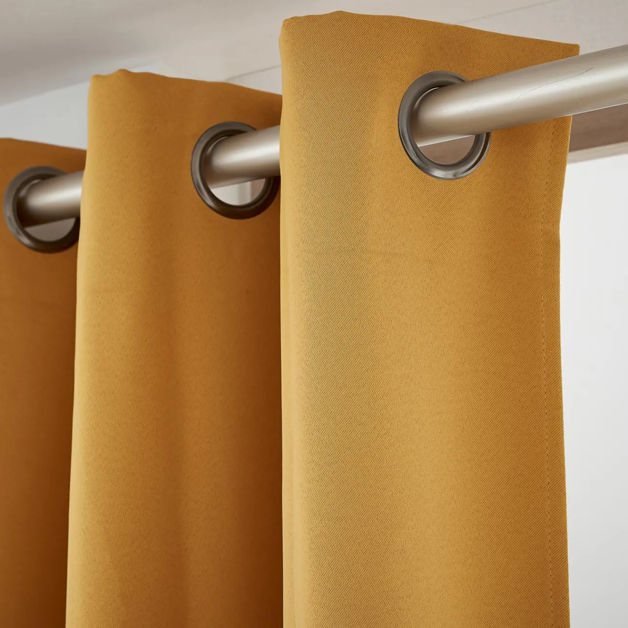 EMINZA Rideau obscurcissant (180 x 260 cm) Dark Jaune moutarde Discount
