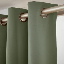 EMINZA Rideau obscurcissant (140 x 260 cm) Dark Vert kaki Clearance
