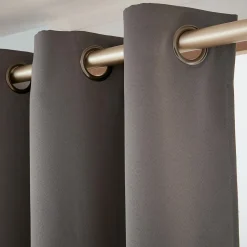 EMINZA Rideau obscurcissant (140 x 260 cm) Dark Gris Anthracite Outlet