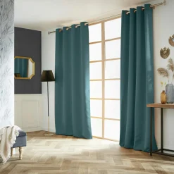EMINZA Rideau obscurcissant (140 x 280 cm) Dark Bleu canard Outlet