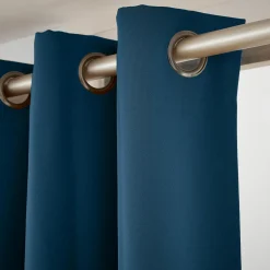 EMINZA Rideau obscurcissant (280 x 260 cm) Dark Bleu pétrole Clearance