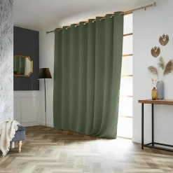 EMINZA Rideau obscurcissant (280 x 260 cm) Dark Vert kaki Discount