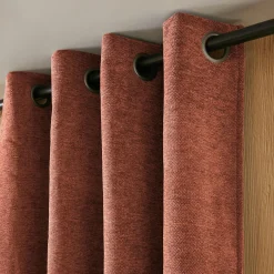 EMINZA Rideau occultant isolant Total Blackout (140 x 180 cm) Magnus Terracotta Sale