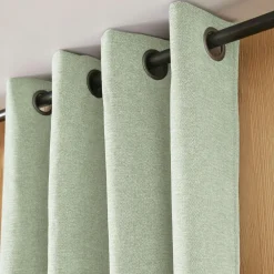 EMINZA Rideau occultant isolant Total Blackout (140 x 180 cm) Magnus Vert Eucalyptus New