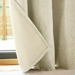 EMINZA Rideau occultant isolant Total Blackout (140 x 240 cm) Magnus Beige New