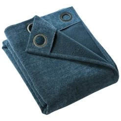EMINZA Rideau occultant isolant Total Blackout (140 x 240 cm) Magnus Bleu nuit Discount