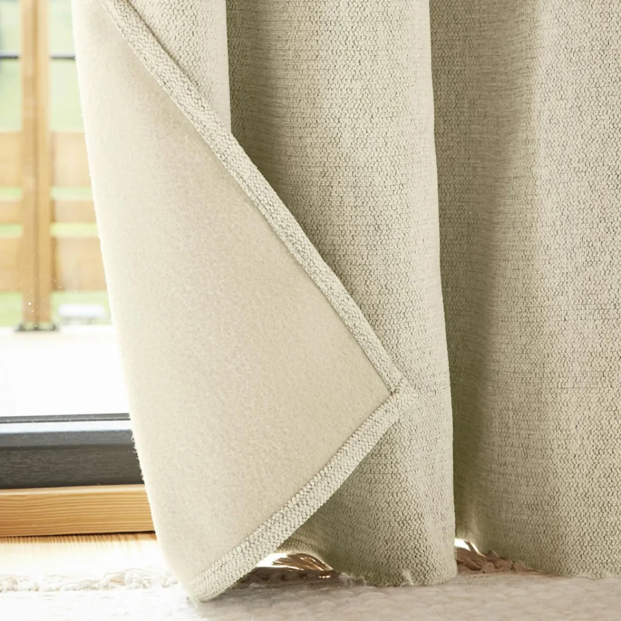 EMINZA Rideau occultant isolant Total Blackout (140 x 180 cm) Magnus Beige Online