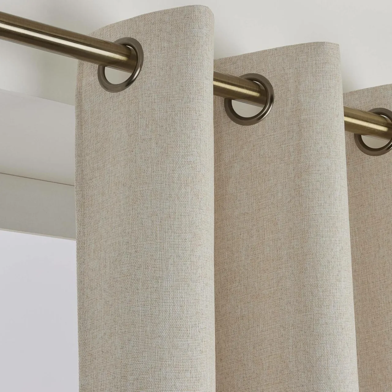 EMINZA Rideau occultant Total Blackout (140 x 180 cm) Ombra sable Beige Clearance