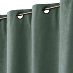 douceur d'intu017drieur Rideau occultant velours (140 x 260 cm) Olympe Vert kaki Hot