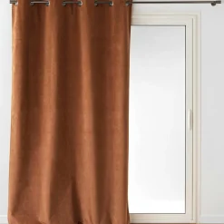 douceur d'intu017drieur Rideau occultant velours (140 x 260 cm) Olympe Camel