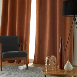 douceur d'intu017drieur Rideau occultant velours (140 x 260 cm) Olympe Camel
