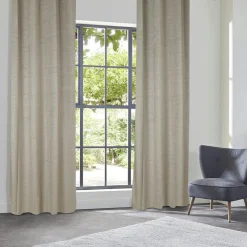 Atmosphera, cru017dateur d'intu017drieur Rideau occultant velours (135 x 260 cm) Yupi lin Beige Best