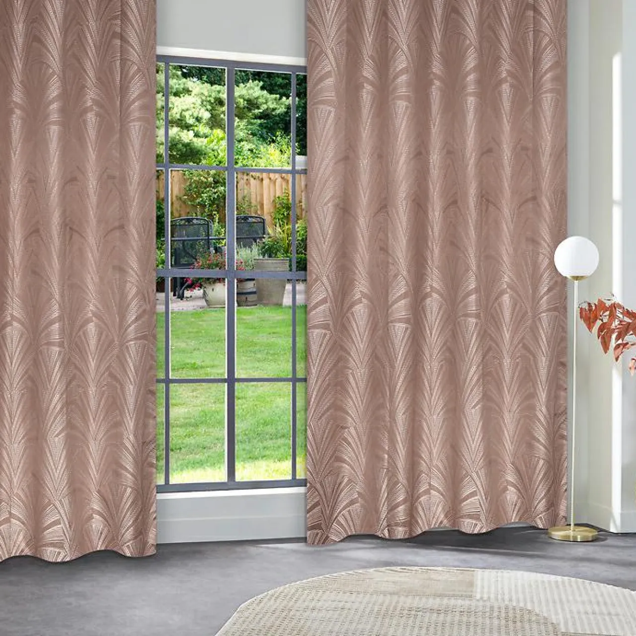 Atmosphera, cru017dateur d'intu017drieur Rideau occultant (140 x 260 cm) Effie tonka Marron Best