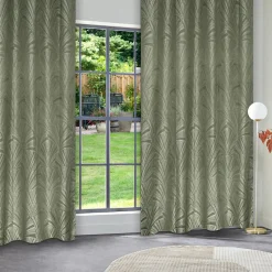 Atmosphera, cru017dateur d'intu017drieur Rideau occultant (140 x 260 cm) Effie Vert kaki New