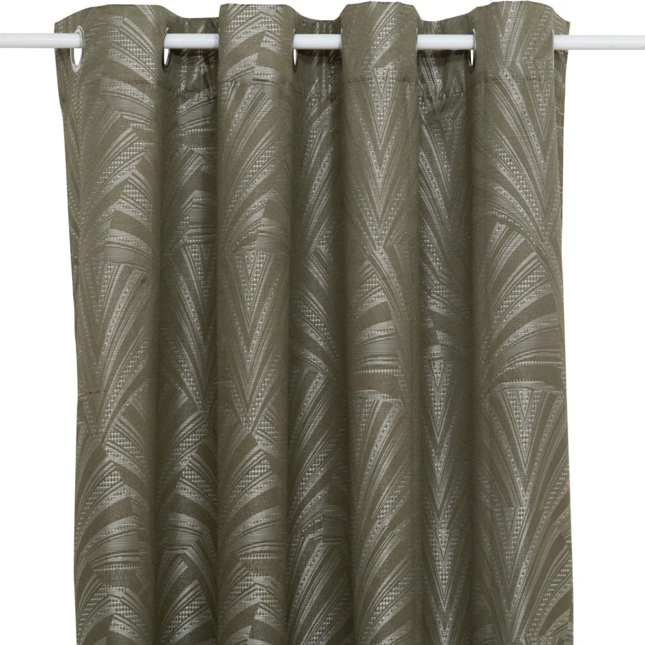 Atmosphera, cru017dateur d'intu017drieur Rideau occultant (140 x 260 cm) Effie Vert kaki New