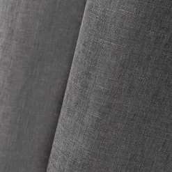 LOVELY CASA Rideau oeillets (140 x 260 cm) Béa Anthracite Gris foncé Sale