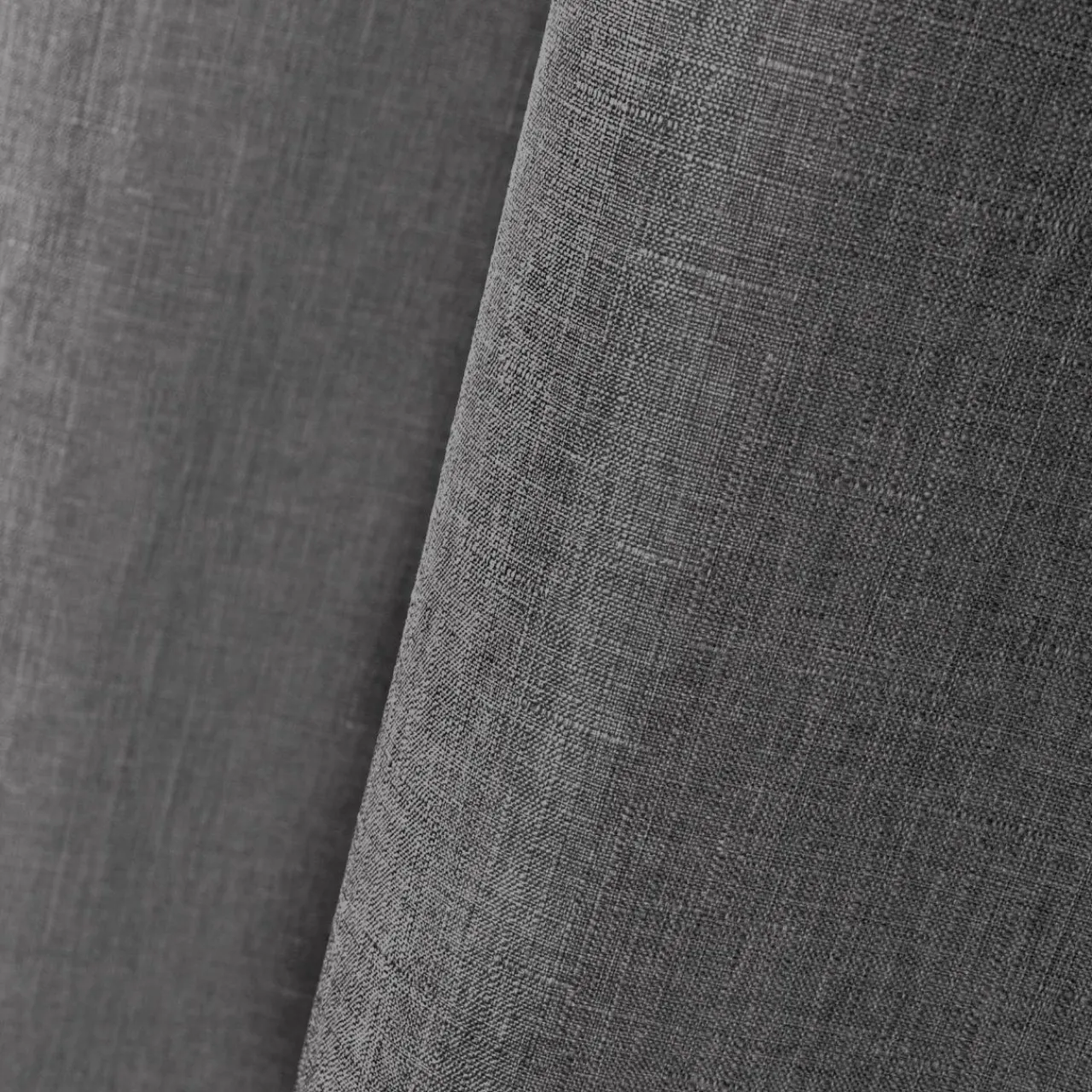 LOVELY CASA Rideau oeillets (140 x 260 cm) Béa Anthracite Gris foncé Sale