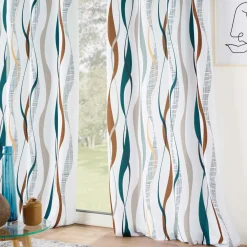 DOUCEUR D'INTERIEUR Rideau oeillets (140 x 260 cm) Lisana Multicolore Best