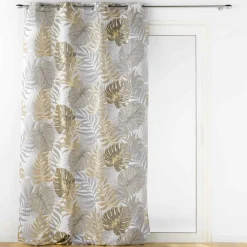 DOUCEUR D'INTERIEUR Rideau oeillets (140 x 260 cm) Mogador Beige Online