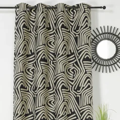 LINDER Rideau oeillets (140 x 260 cm) Nairobi Noir Online