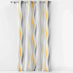 DOUCEUR D'INTERIEUR Rideau oeillets (140 x 260 cm) Ondulys Blanc Best
