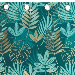 DOUCEUR D'INTERIEUR Rideau oeillets (140 x 260 cm) Ornella Vert émeraude