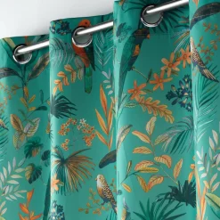 DOUCEUR D'INTERIEUR Rideau oeillets (140 x 260 cm) Panis Bleu Best