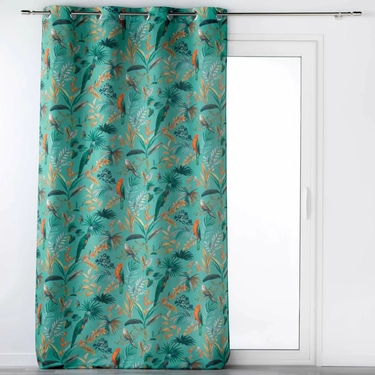 DOUCEUR D'INTERIEUR Rideau oeillets (140 x 260 cm) Panis Bleu Best