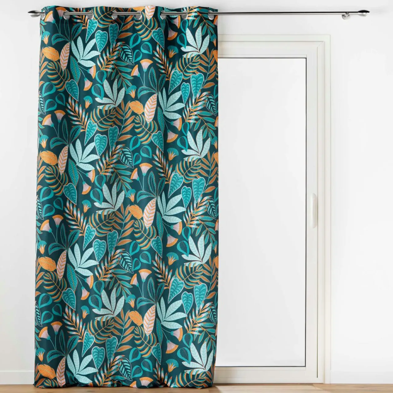 DOUCEUR D'INTERIEUR Rideau oeillets (140 x 280 cm) Tilda Vert Discount
