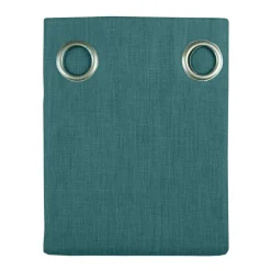 LOVELY CASA Rideau oeillets (140 x H260 cm) Béa Bleu canard Outlet