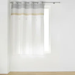 douceur d'intu017drieur Rideau polycoton (140 x 180 cm) Iliade Blanc Hot