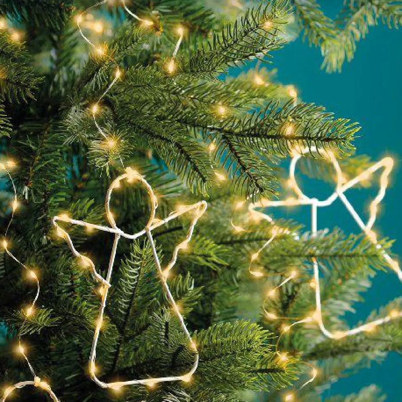 KAEMINGK Rideau pour sapin Micro Led H2,10 m 762 LED Ange Blanc très chaud New