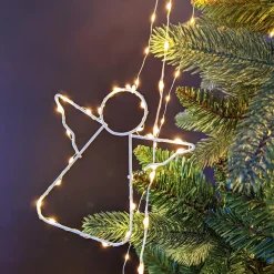 KAEMINGK Rideau pour sapin Micro Led H2,10 m 762 LED Ange Blanc très chaud New