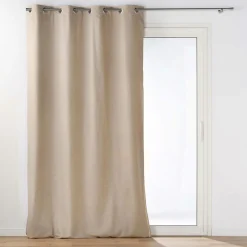 DOUCEUR D'INTERIEUR Rideau thermique doublure amovible (140 x 260 cm) Coverline Beige Hot