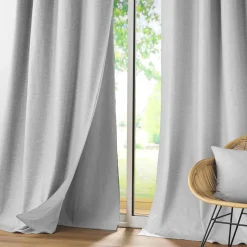 DOUCEUR D'INTERIEUR Rideau thermique doublure amovible (140 x 260 cm) Coverline Gris clair Online