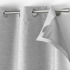 DOUCEUR D'INTERIEUR Rideau thermique doublure amovible (140 x 260 cm) Coverline Gris clair Online