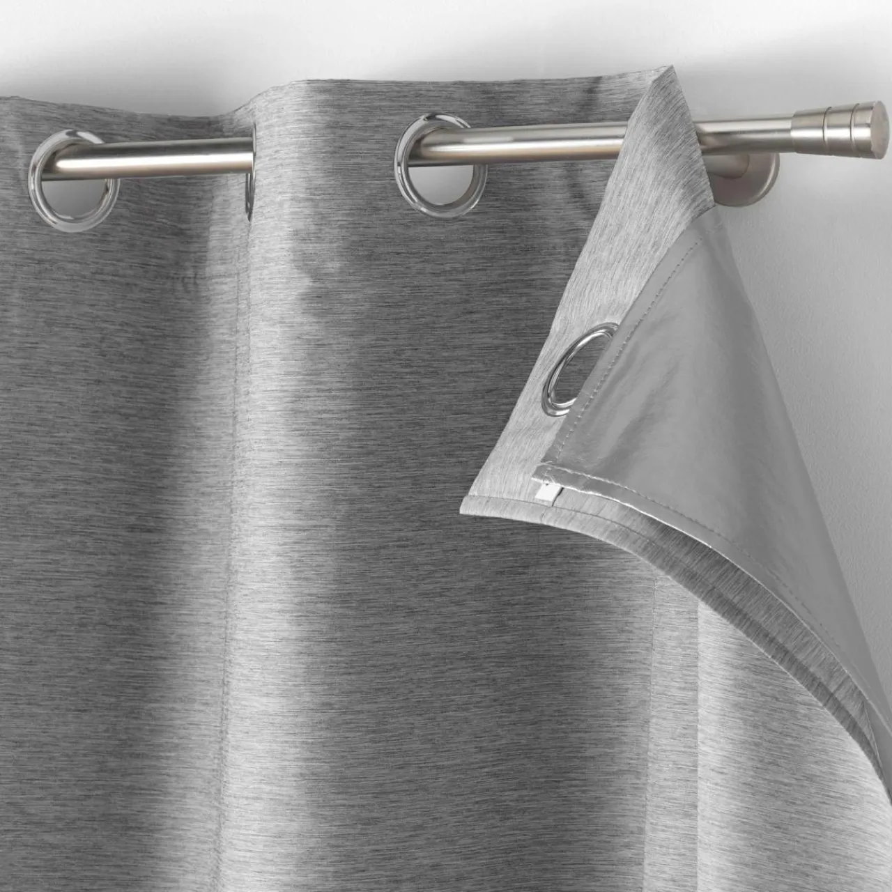 DOUCEUR D'INTERIEUR Rideau thermique doublure amovible (140 x 260 cm) Coverline Gris Anthracite Clearance