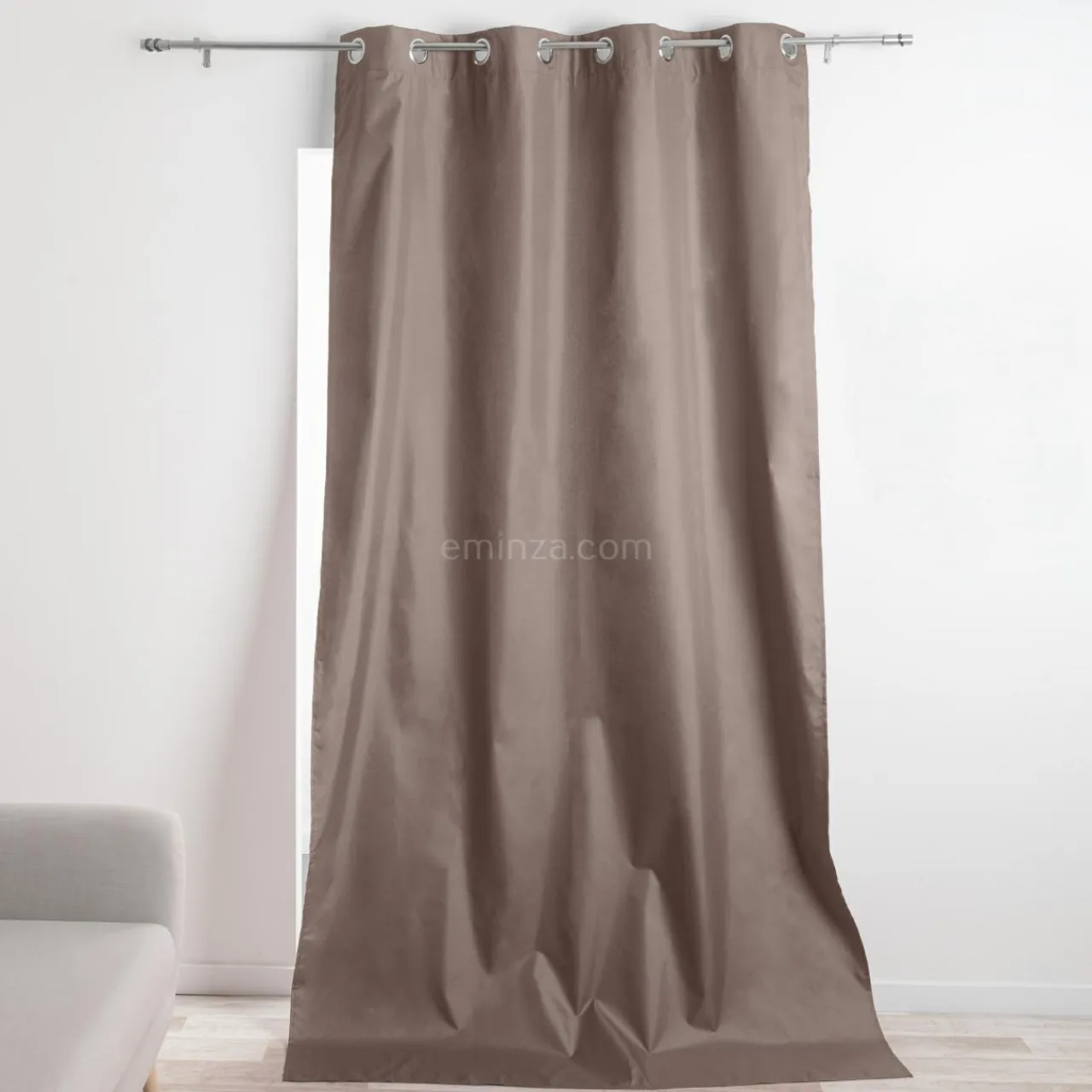 DOUCEUR D'INTERIEUR Rideau thermique (140 x 260 cm) Icemount Taupe Discount