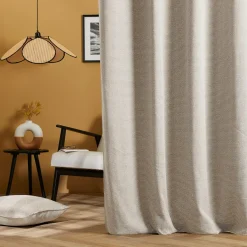 EMINZA Rideau tissage jacquard (140 x 240 cm) Oscar Taupe Online