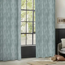 Atmosphera, cru017dateur d'intu017drieur Rideau tissé (140 x 260 cm) Wimbi Bleu