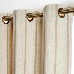 EMINZA Rideau toile de coton (135 x 260 cm) Ocealys Beige Outlet